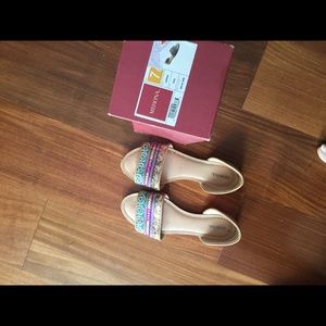 Merona sandals from target size 7 1/2